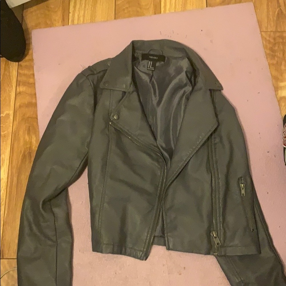 Vegan leather jacket